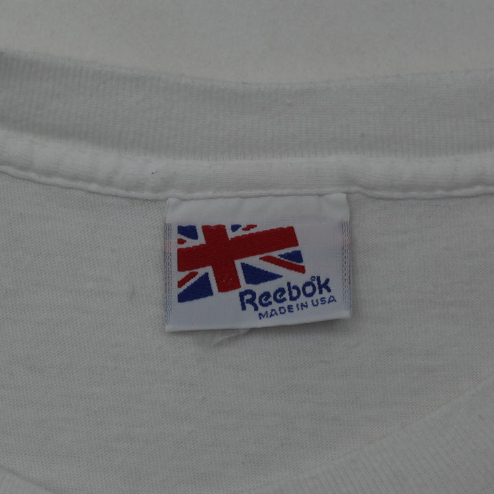 Vintage Reebok Olympic Flags Graphic T-Shirt Single Stitch Made in USA - Fashion Rerun Vintage Migration_T-Shirt