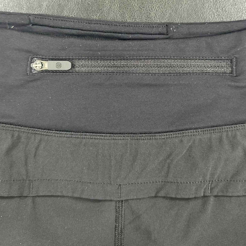 Ladies Lululemon Low-Rise Technical Running Shorts with Inner Liner Size 2