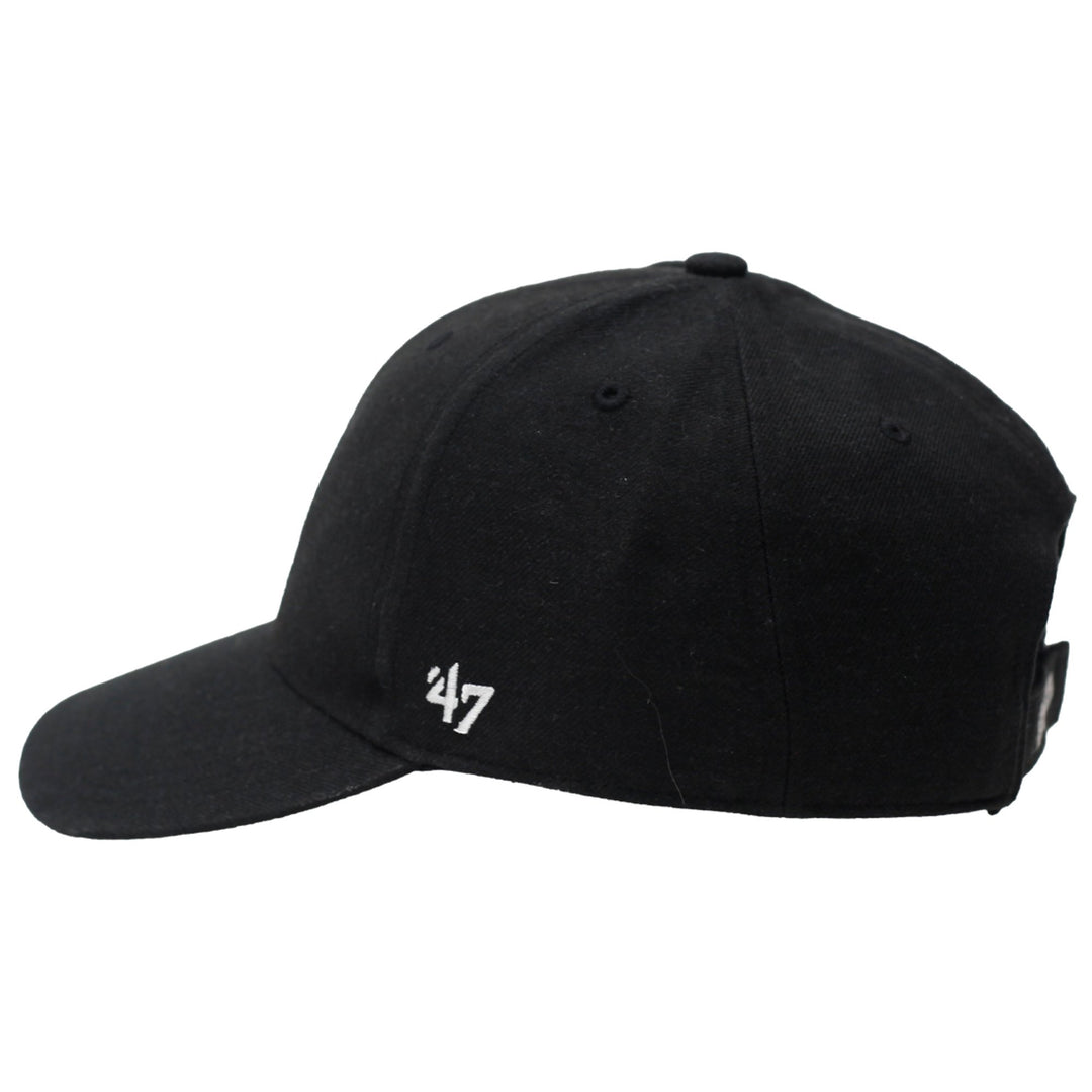 Mens 47 Brand Los Angeles Dodgers Cap Black Embroidered Logo