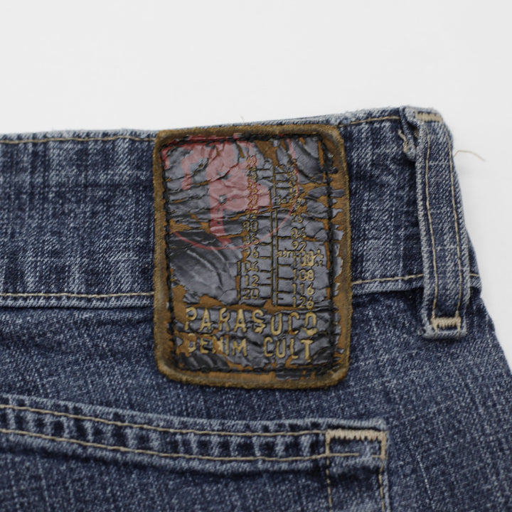 Y2K Ladies Parasuco Stretchable Denim Flare Jeans Size 29