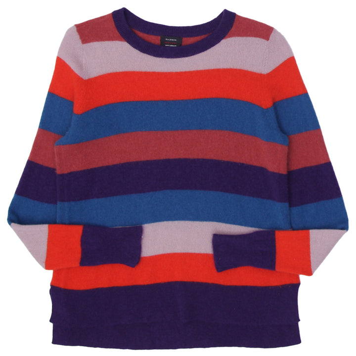 Ladies Halogen Striped 100% Cashmere Sweater
