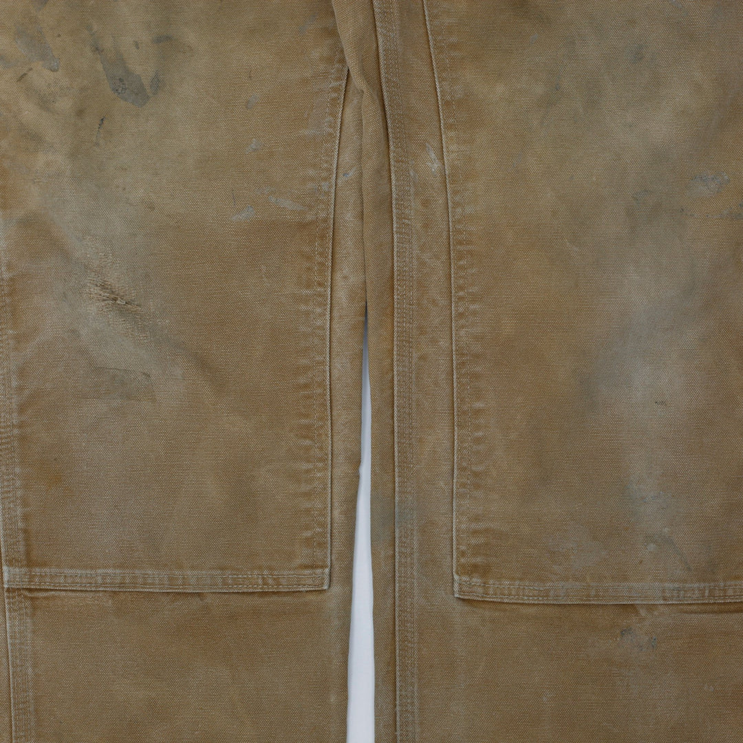 Vintage Made in USA Carhartt B01-BRN Loose Original Fit Double Knee Pants