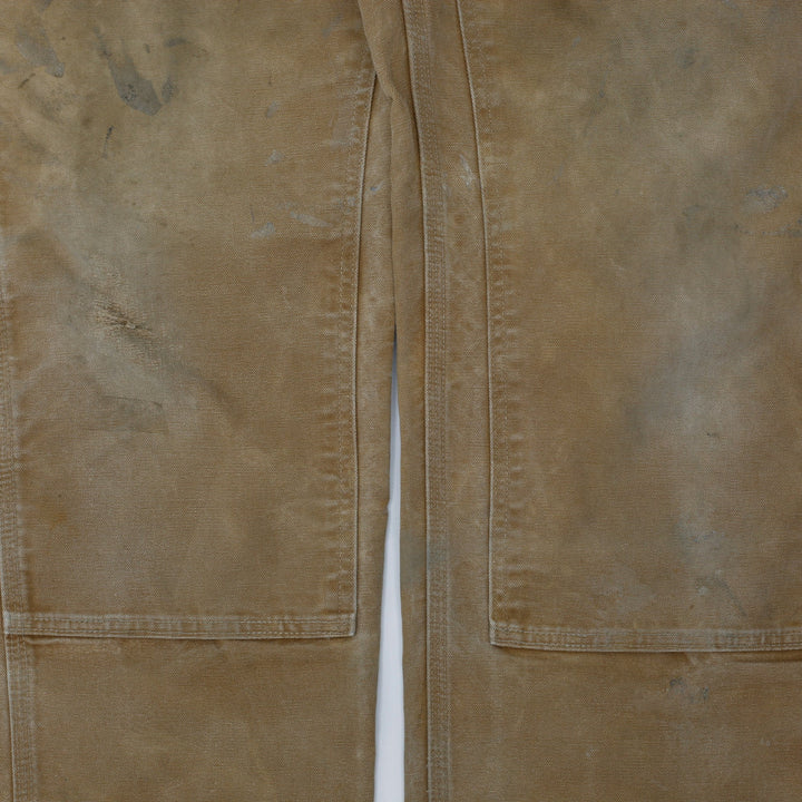 Vintage Made in USA Carhartt B01-BRN Loose Original Fit Double Knee Pants