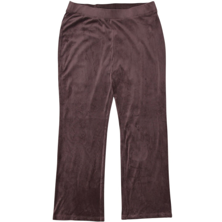 Y2K Ladies Juicy Couture Velour Rhinestone Logo Brown Pants Size L | Migration_Jeans & Pants | Fashion Rerun