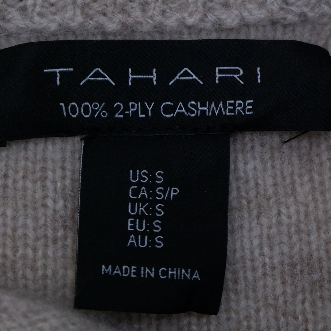 Mens Tahari 100% 2 Ply Cashmere Cowl Neck Sweater