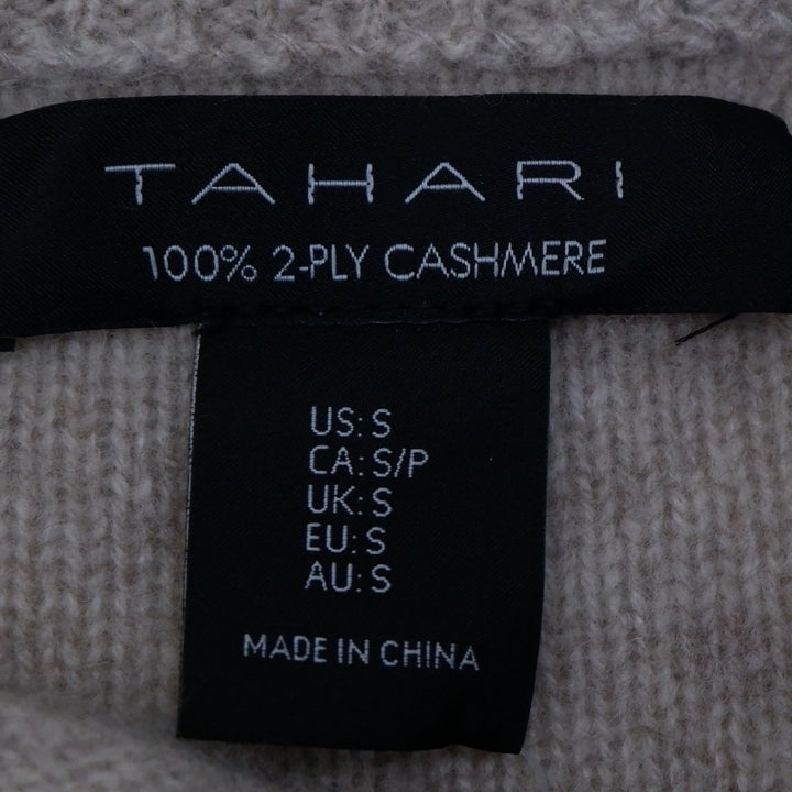 Mens Tahari 100% 2 Ply Cashmere Cowl Neck Sweater