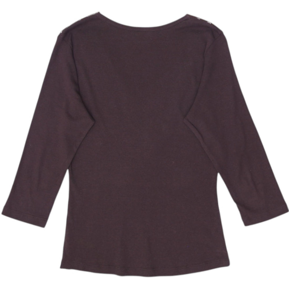 Y2K Graphic Animal Print Beaded Top Size L | Migration_Y2K Tops - Side View | Fashion Rerun