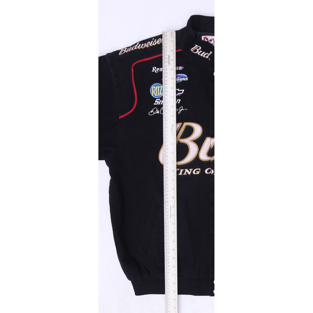 Vintage 90s Nascar Racing Embroidered Budweiser Jacket Size XXL | Migration_Jackets - View 9 | Fashion Rerun