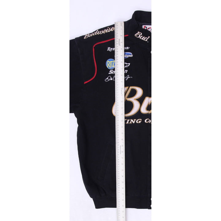 Vintage 90s Nascar Racing Embroidered Budweiser Jacket Size XXL | Migration_Jackets - View 9 | Fashion Rerun