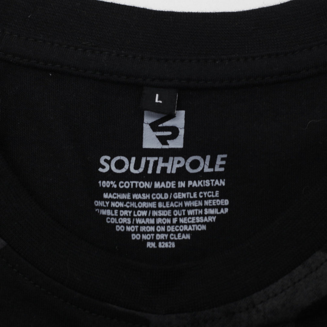 Y2K Mens Southpole Native Skull Eagle Graphic T-Shirt Size L