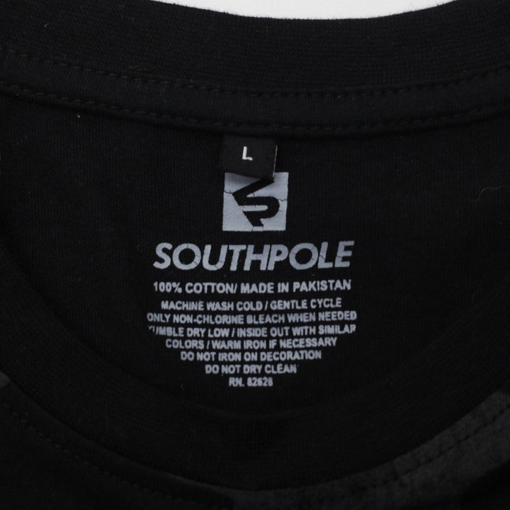 Y2K Mens Southpole Native Skull Eagle Graphic T-Shirt Size L