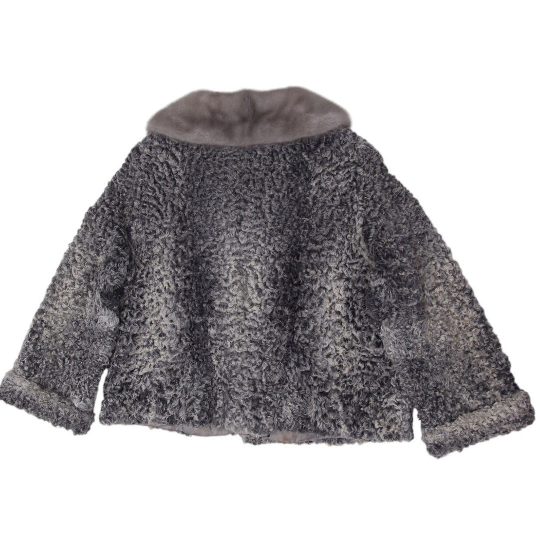 60's Persian lamp Fur Collar Mink Lining | Migration_Fur Antiques - Back View | Fashion Rerun
