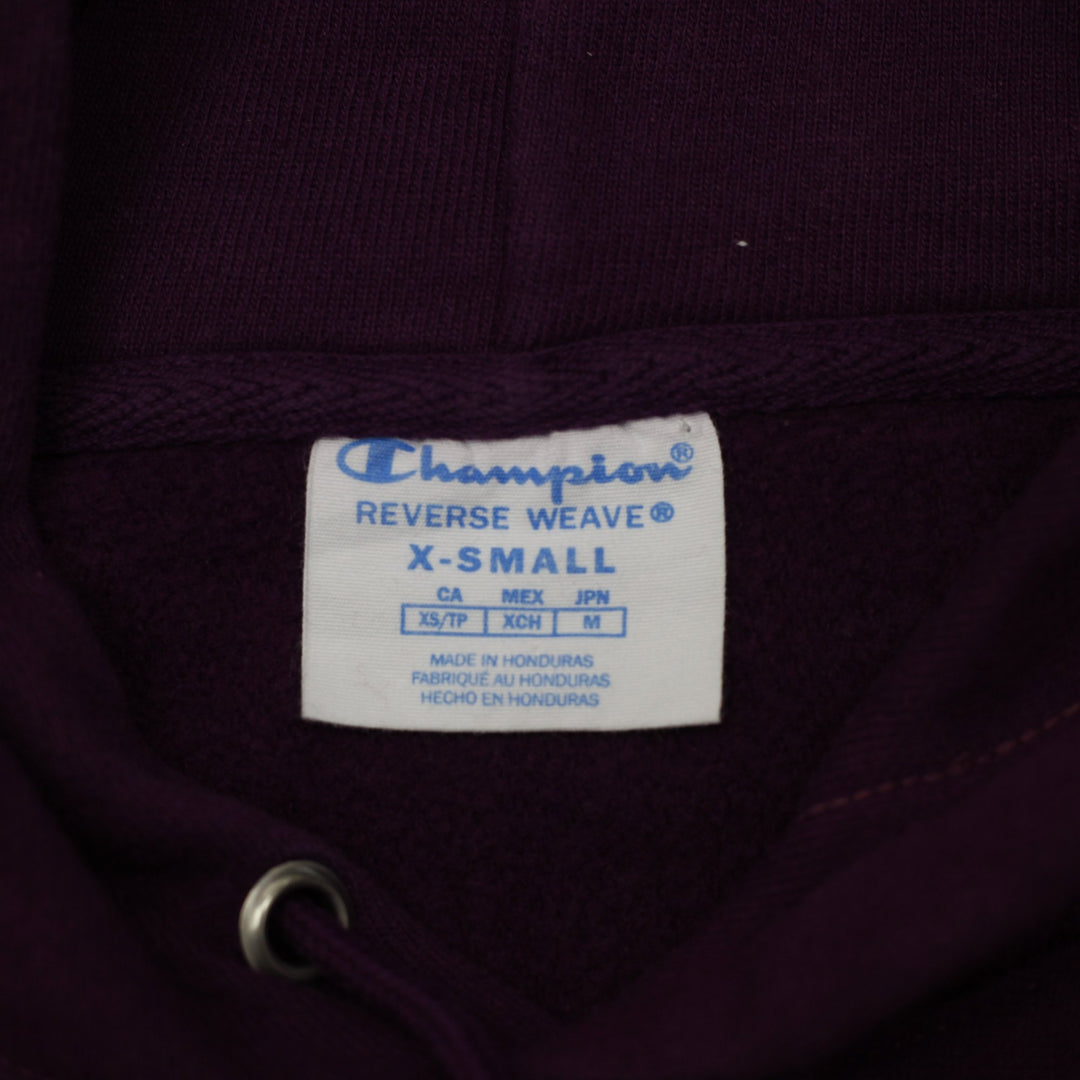 Mens Champion Reverse Weave Script Logo Pullover Hoodie Size XS