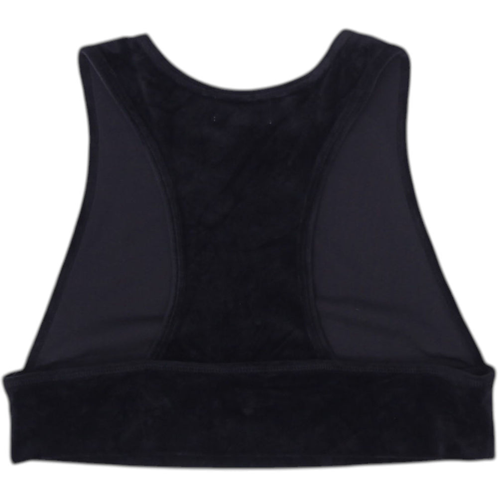Y2K Ladies Juicy Couture Velour Crop Top Size XL | Migration_Y2K Tops - Side View | Fashion Rerun