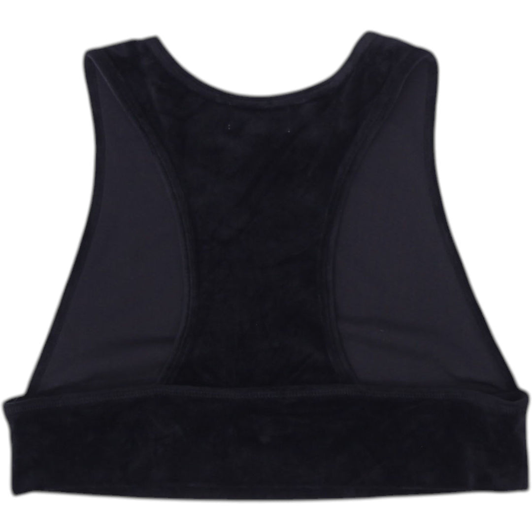 Y2K Ladies Juicy Couture Velour Crop Top Size XL | Migration_Y2K Tops - Side View | Fashion Rerun