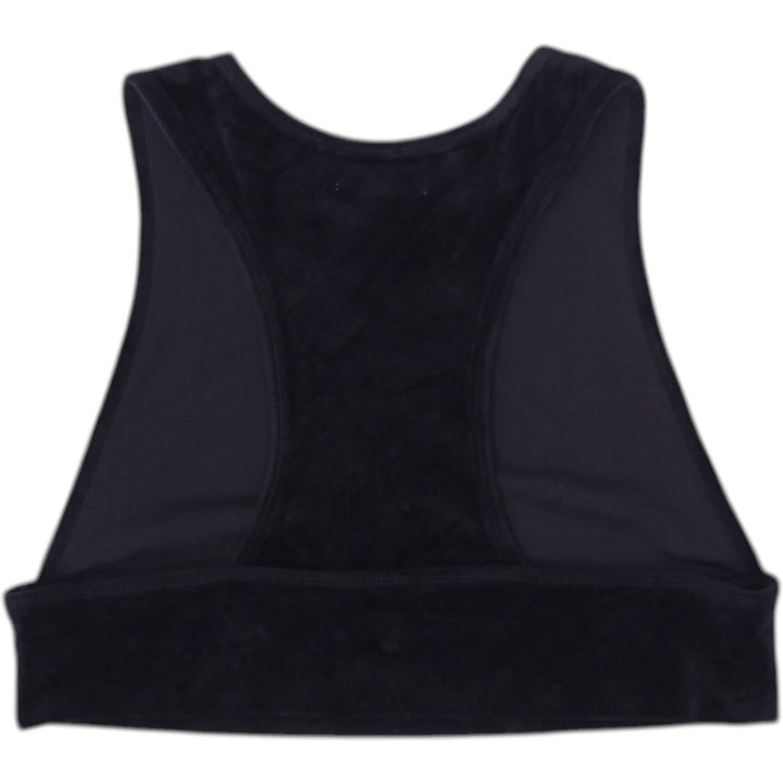 Y2K Ladies Juicy Couture Velour Crop Top Size XL | Migration_Y2K Tops - Side View | Fashion Rerun