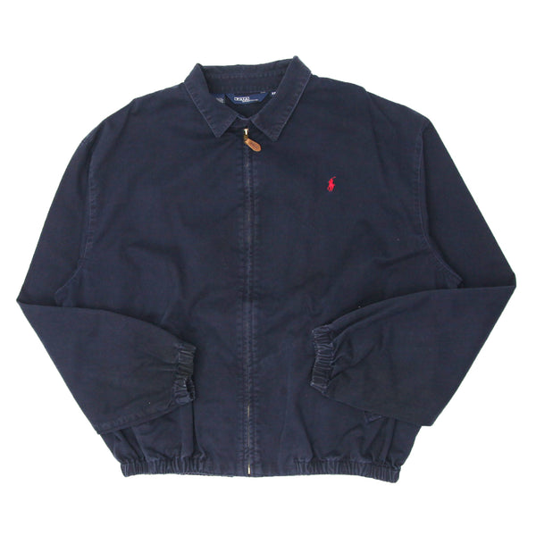 POLO RalphLauren★EURVintage・ハリントンNavy/ L Shop Vintage Polo by Ralph Lauren Navy Harrington Jacket | Fashion