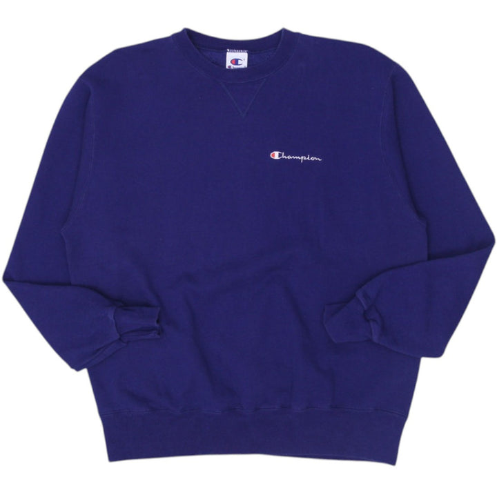 Vintage Embroidered Champion Logo Crewneck Sweatshirt | Migration_Sweatshirt | Fashion Rerun