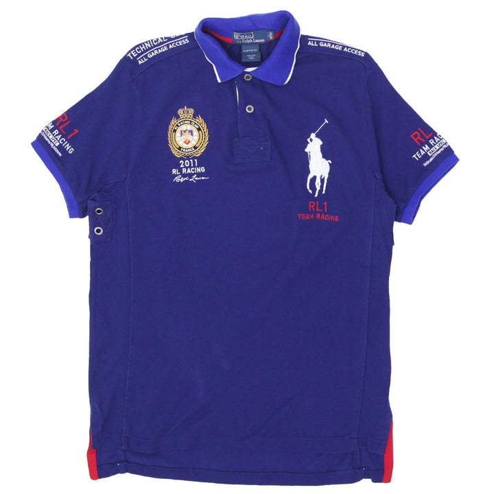 Mens Polo Ralph Lauren 2011 FRANCE RL1 Team Racing Polo T-Shirt