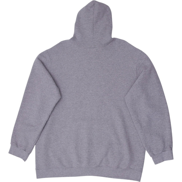 Vintage Embroidered Nike Center Swoosh Gray Pullover Hoodie XXL | Migration_Hoodies - Side View | Fashion Rerun