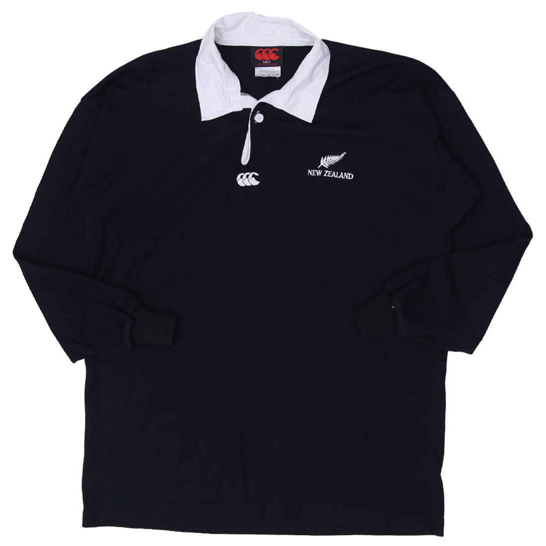 Shop Vintage Canterbury All Blacks New Zealand Tugby Shirt Black
