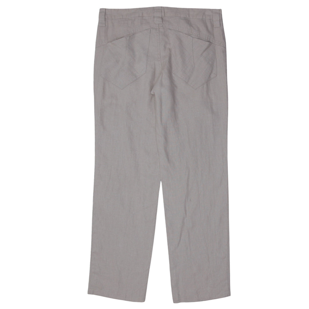 Mens 100% Linen Casual Pants