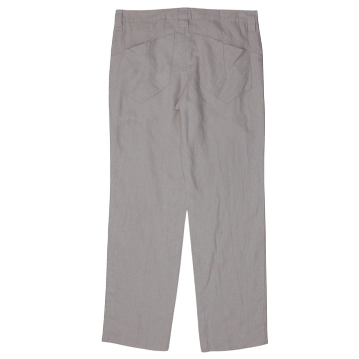 Mens 100% Linen Casual Pants