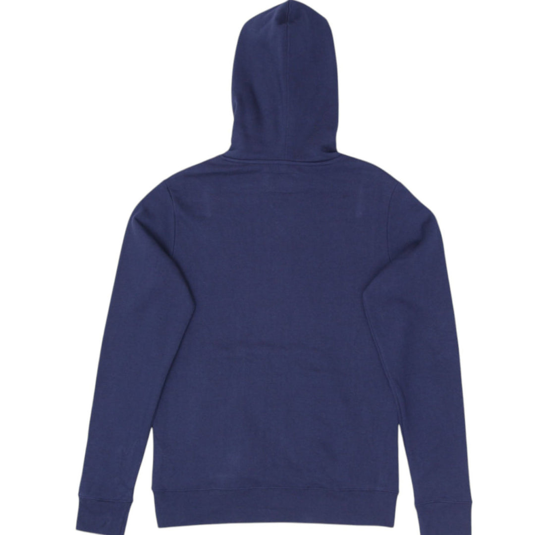 Mens Champion Spell Out Logo Navy Pullover Hoodie