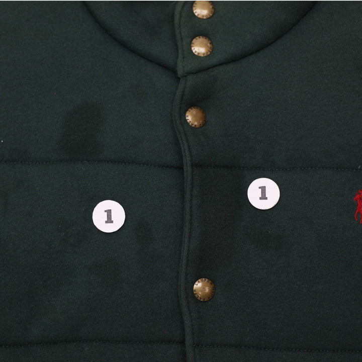 Vintage Mens Polo Ralph Lauren Dark Green Puffer Vest Size L | Migration_Vests - View 6 | Fashion Rerun