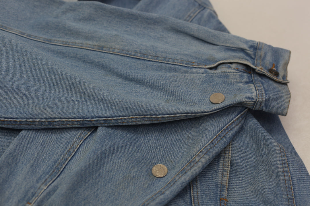 Mens Aspen Gold Riverwashed Vikings Denim Jacket