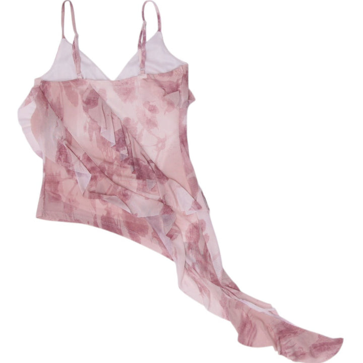 Y2K Floral Sheer Camisole Top Size XS | Migration_Y2K Tops - Side View | Fashion Rerun