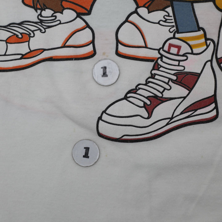 Vintage 1993 Warner Bros. Looney Tunes Basketball Graphic Single Stitch T-Shirt