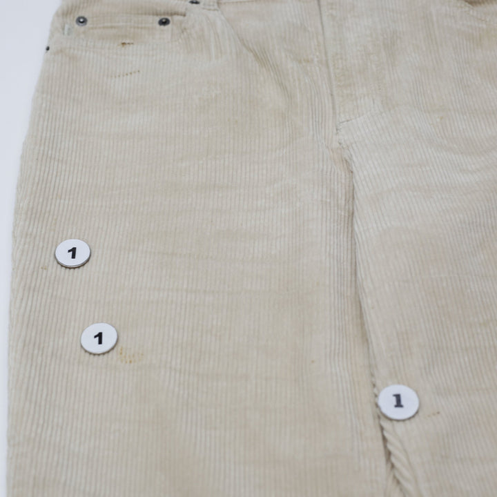 Lauren Jeans Co. Ralph Lauren Women's Beige Corduroy Pants Size 10
