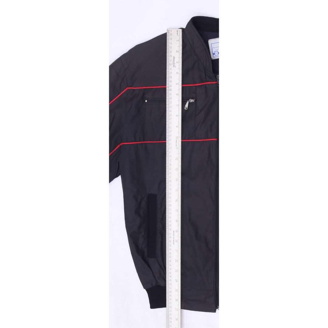 Vintage 90s Mens Modern Headwear Black Snap-on Racing Jacket Size S | Migration_Jackets - View 8 | Fashion Rerun