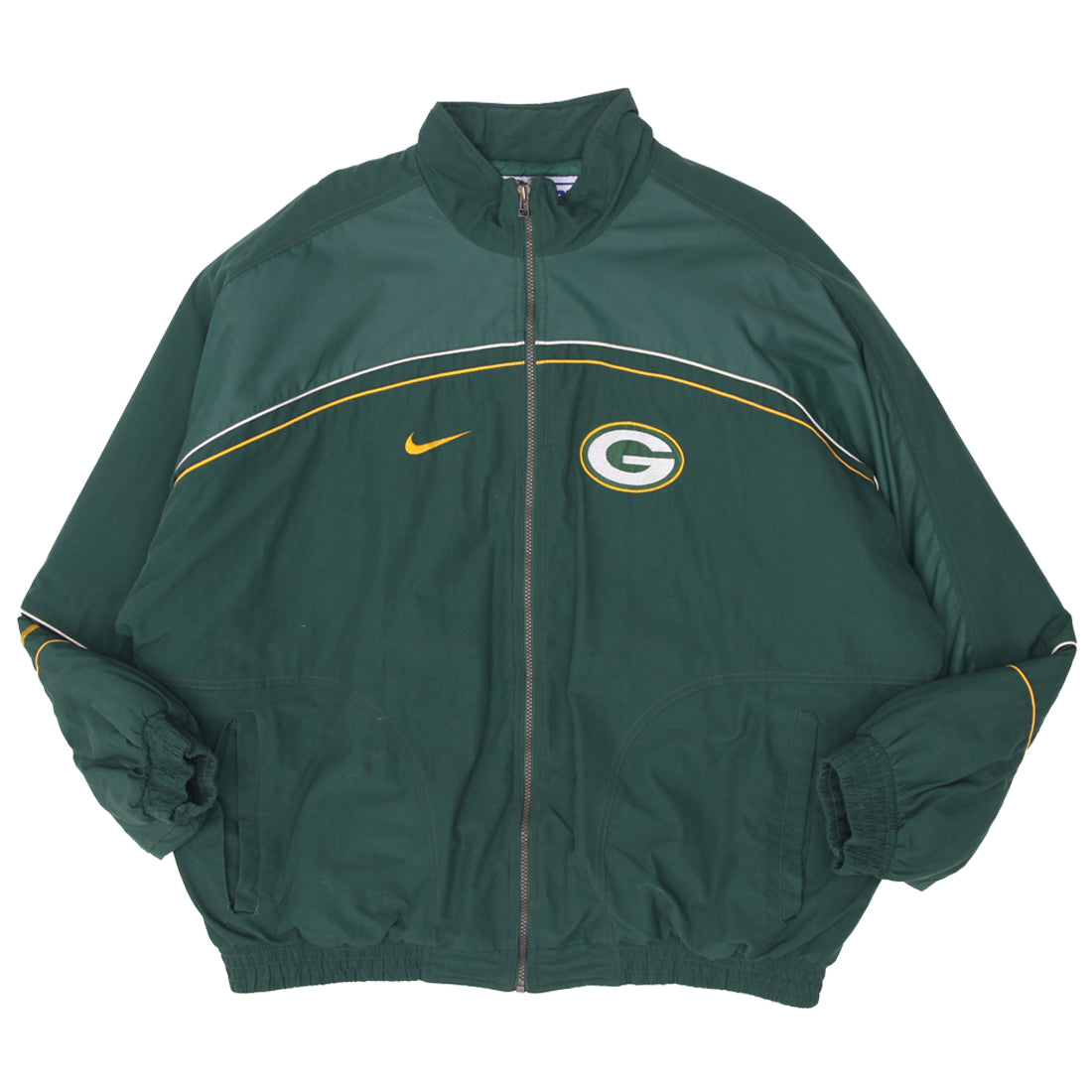 Shop Vintage NFL Pro-Line Green bay Packers Quilt Lined Hooded