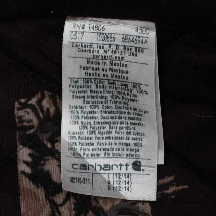 Ladies Carhartt 102745-211 Duck Active Full Zip Hooded Jacket | Migration_Jackets - Detail View | Fashion Rerun
