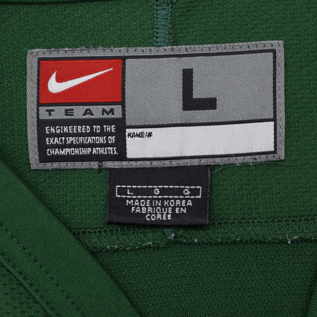 Vintage Mens Nike Canada Hockey Jersey Green Team Logo Size L | Migration_Jerseys - Back View | Fashion Rerun