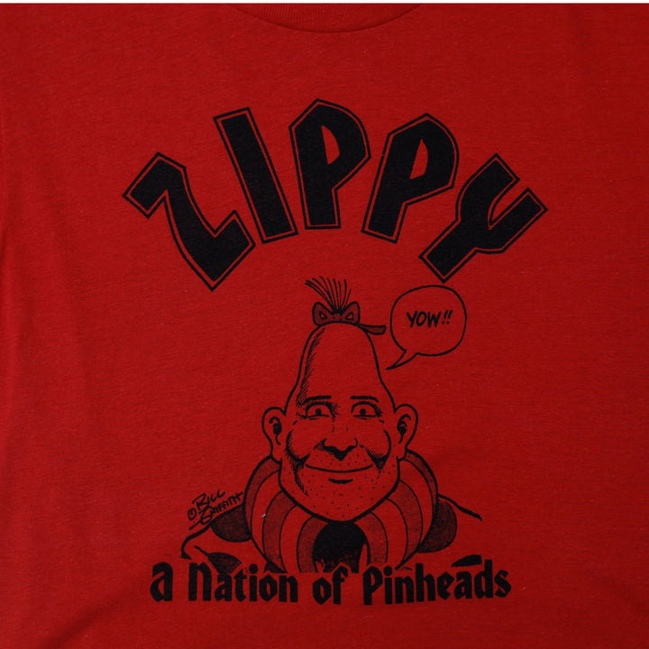 Vintage Zippy the Pinhead "Nation of Pinheads"Bill Griffith T-Shirt Made In USA | Migration_T-Shirts - Detail | Fashion Rerun