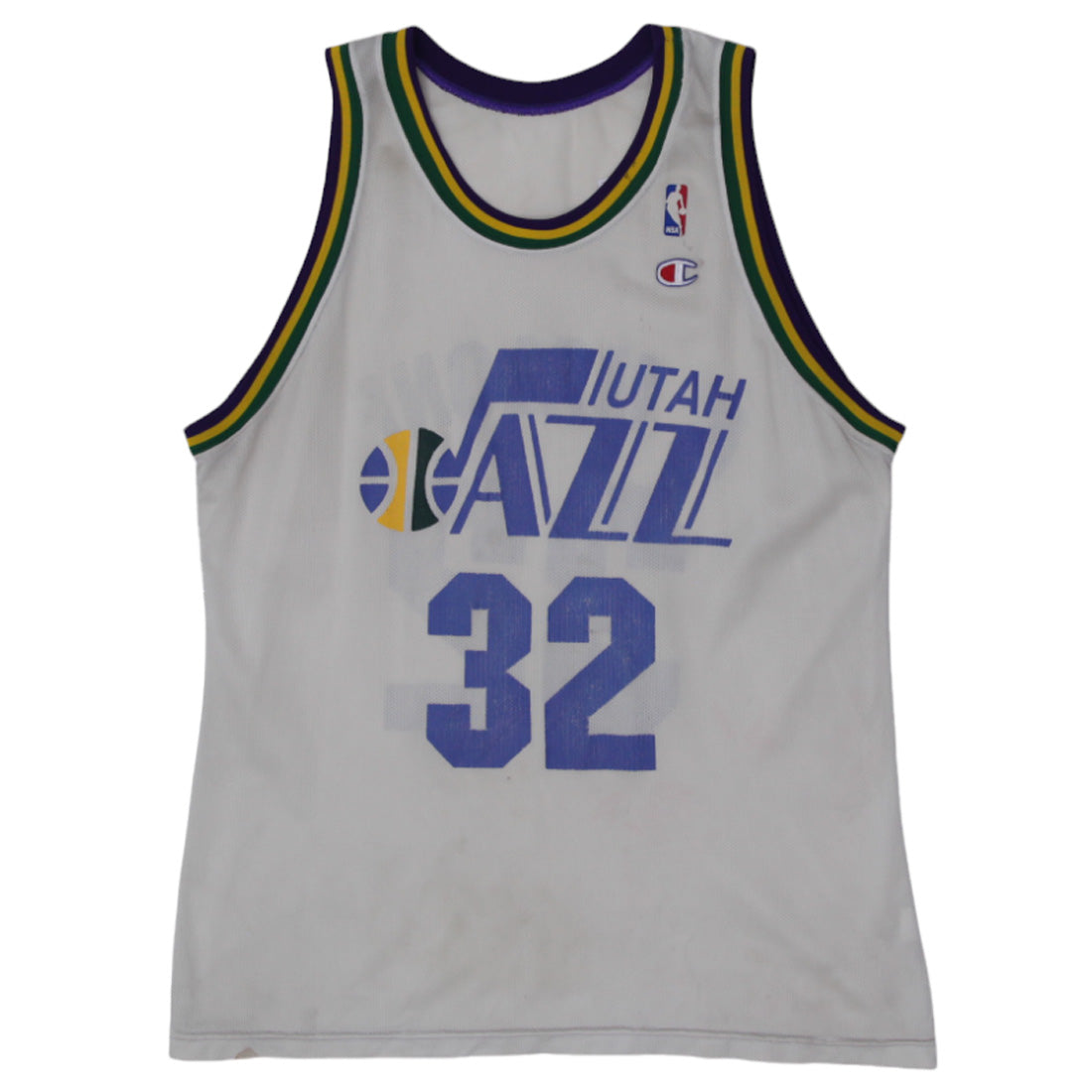 Shop Vintage Champion NBA Utah Jazz K.Malone Basketball Jersey