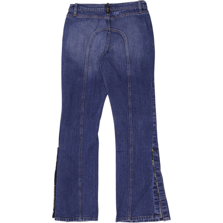 Y2K Ladies Bisou Bisou Flare Denim Jeans Size 8