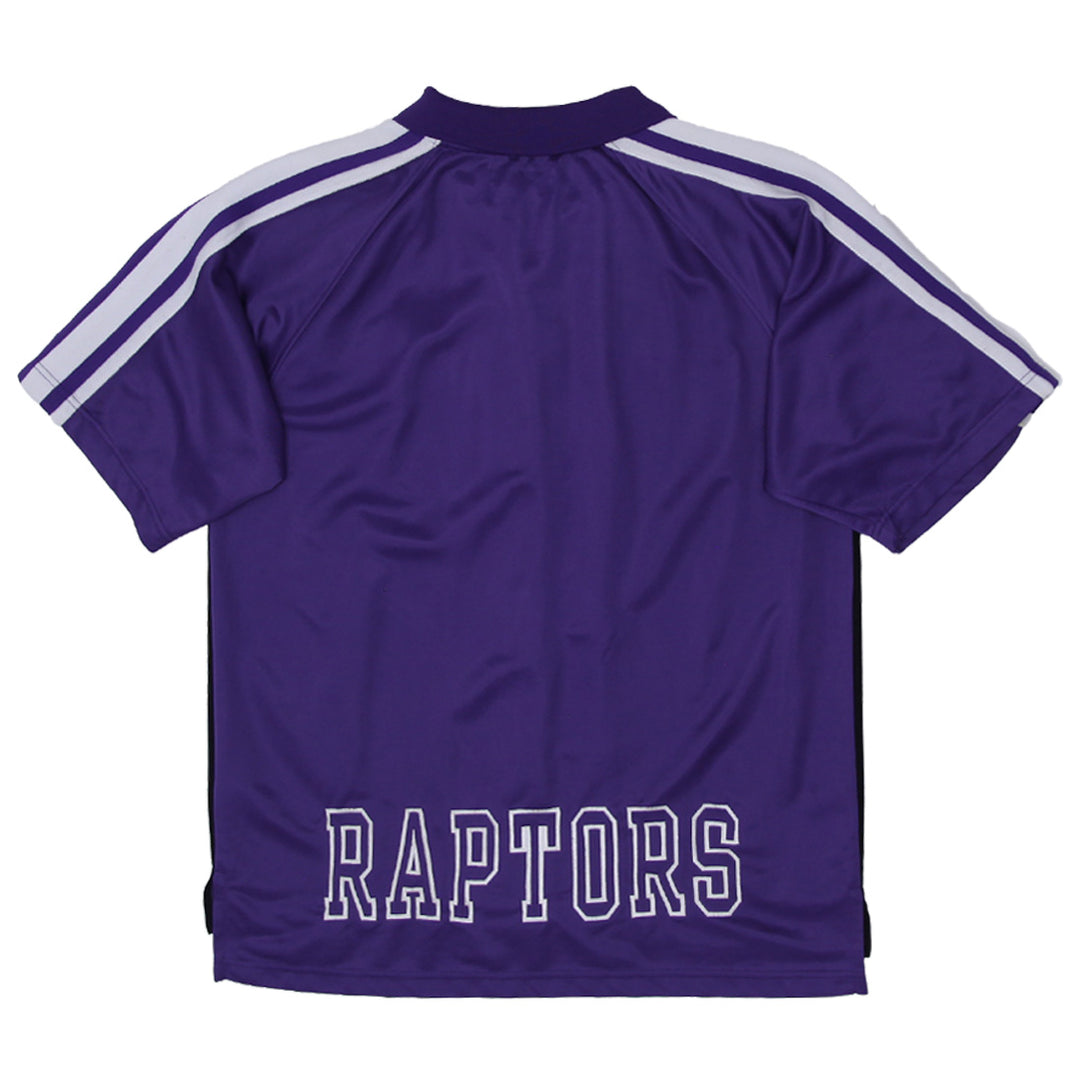 Vintage Champion Toronto Raptors Full Zip Warm Up Shooting Shirt Size M - Fashion Rerun Vintage Migration_Jersey