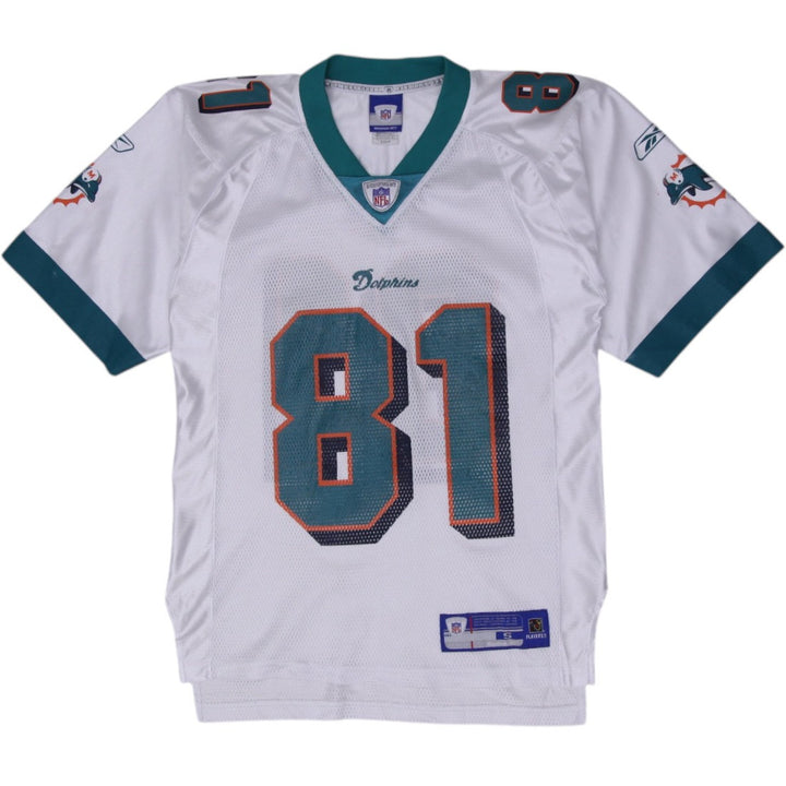 Vintage White Mesh Miami Dolphins McMichael #81 NFL Jersey Size S | Migration_Jerseys | Fashion Rerun