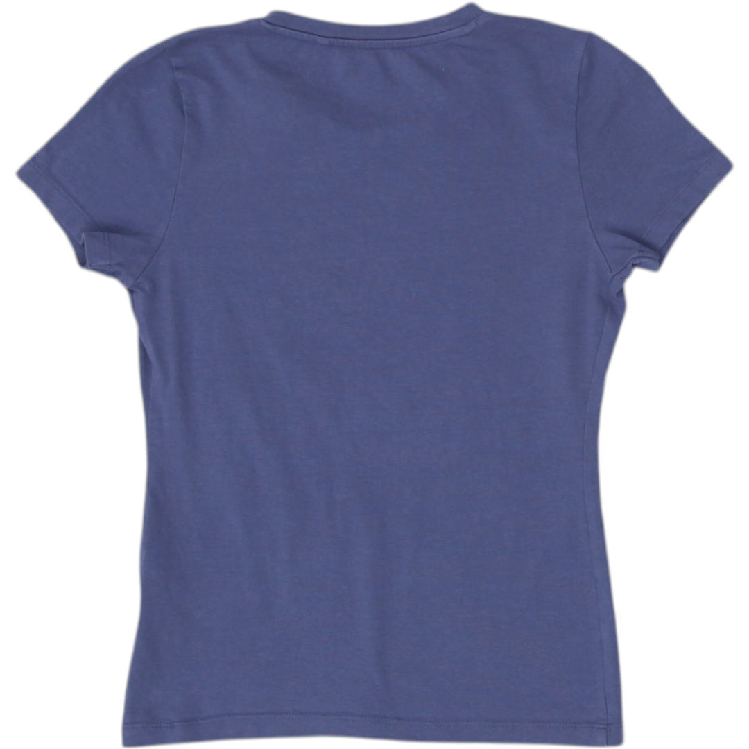 Y2K Ladies Guess Heart Logo Graphic tee Size S