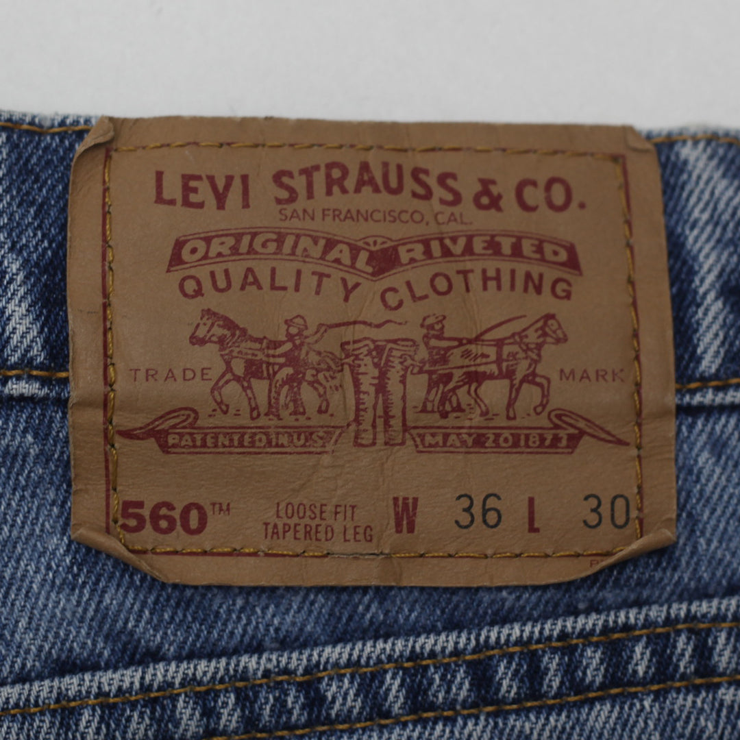 Vintage Levi Strauss 560 Loose Fit Tapered Leg Jeans - Fashion Rerun Vintage Migration_Pants