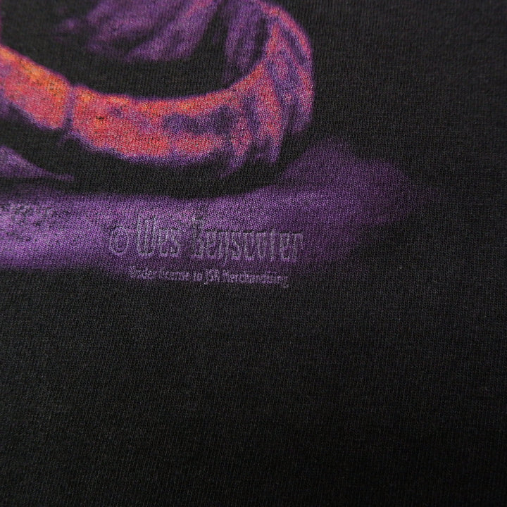 Vintage 00S Wes Benscoter Art T-Shirt Gargoyle Metal Black