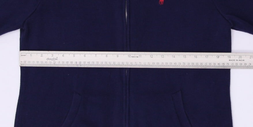 Vintage Ralph Lauren Sport Sweater Navy Full Zip Cotton XL | Migration_Jumper & Knitwear RL Collection - Deta | Fashion Rerun