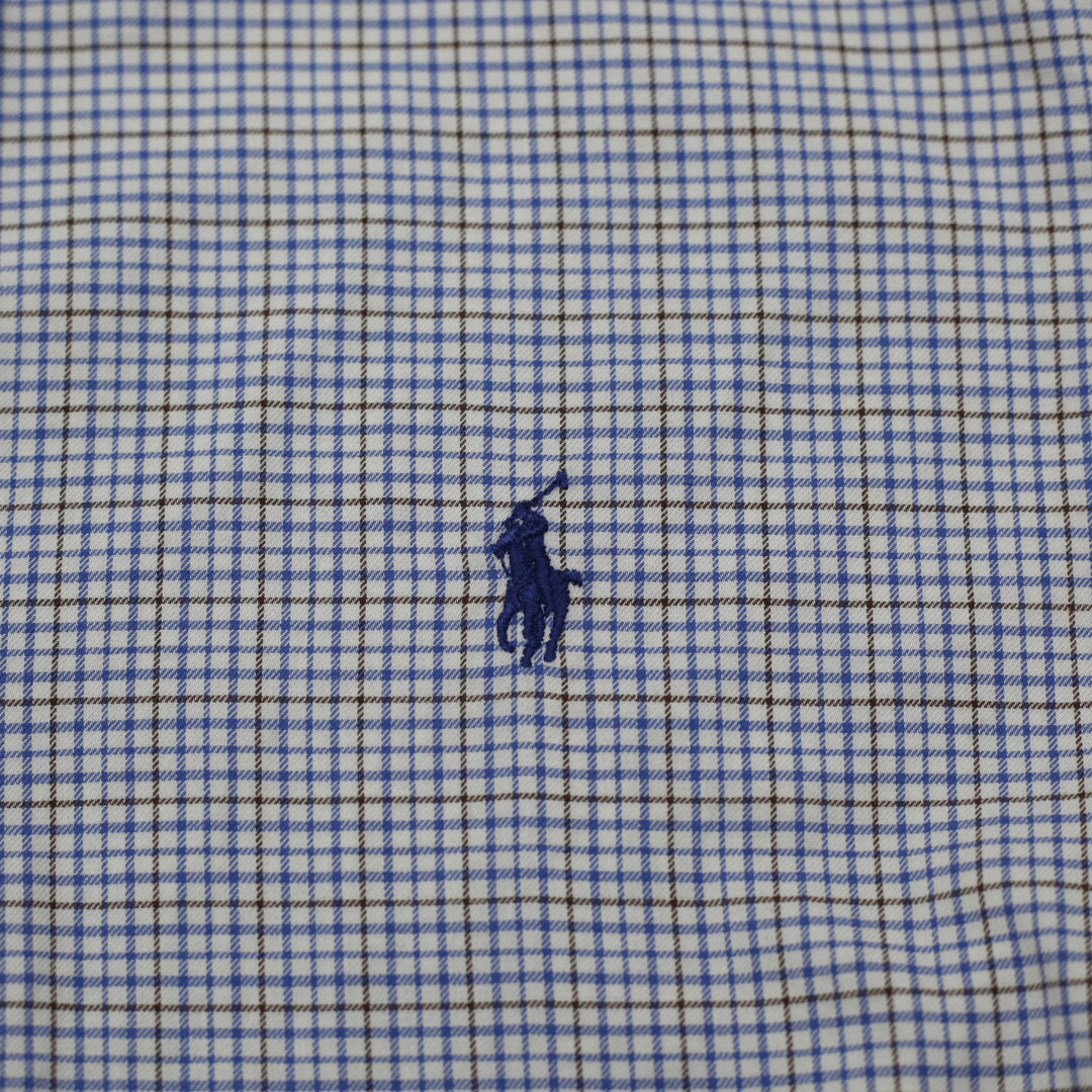 Mens Ralph Lauren Plaid Button Down Shirt Size M