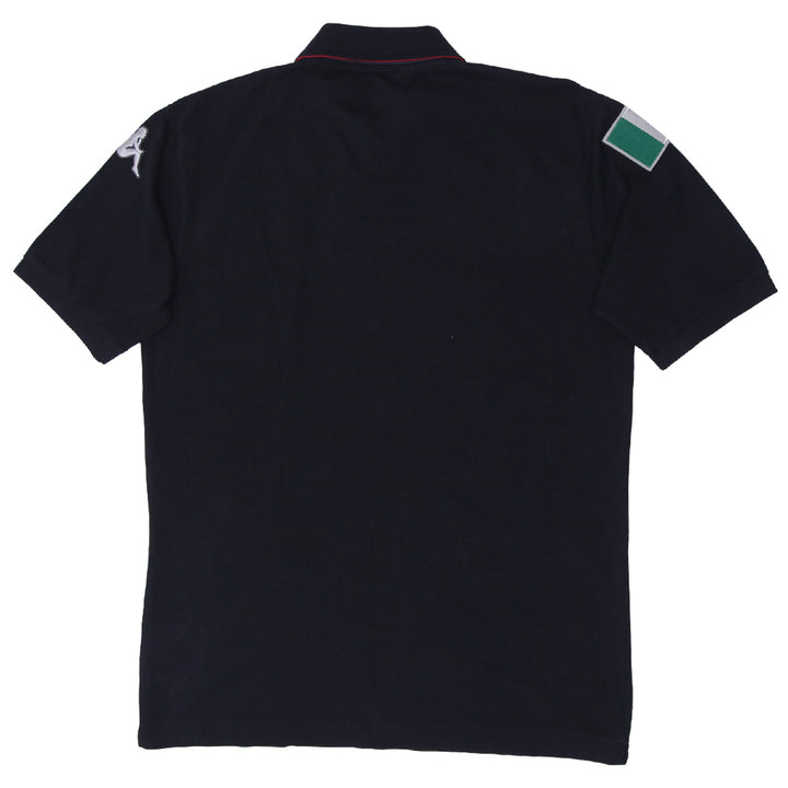 Mens Robe Di Kapa LA Polo Italia Polo T-Shirt Black - Fashion Rerun Vintage Migration_T-Shirt