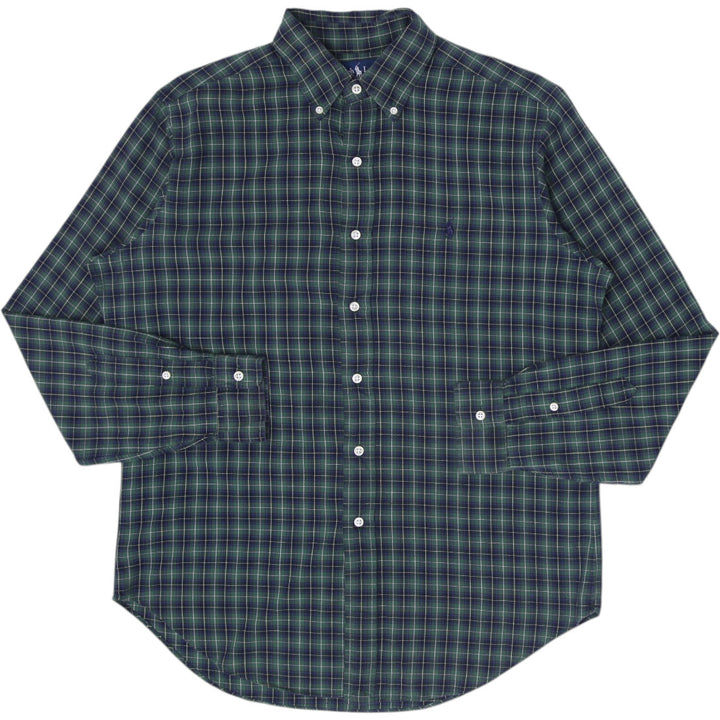 Mens Ralph Lauren Classic Fit Plaid Long Sleeve Shirt Size M