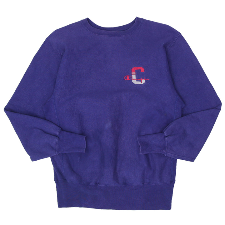 Vintage Champion Reverse Weave Sweatshirt-Navy Size L, Made In USA - Fashion Rerun Vintage Migration_Sweaters